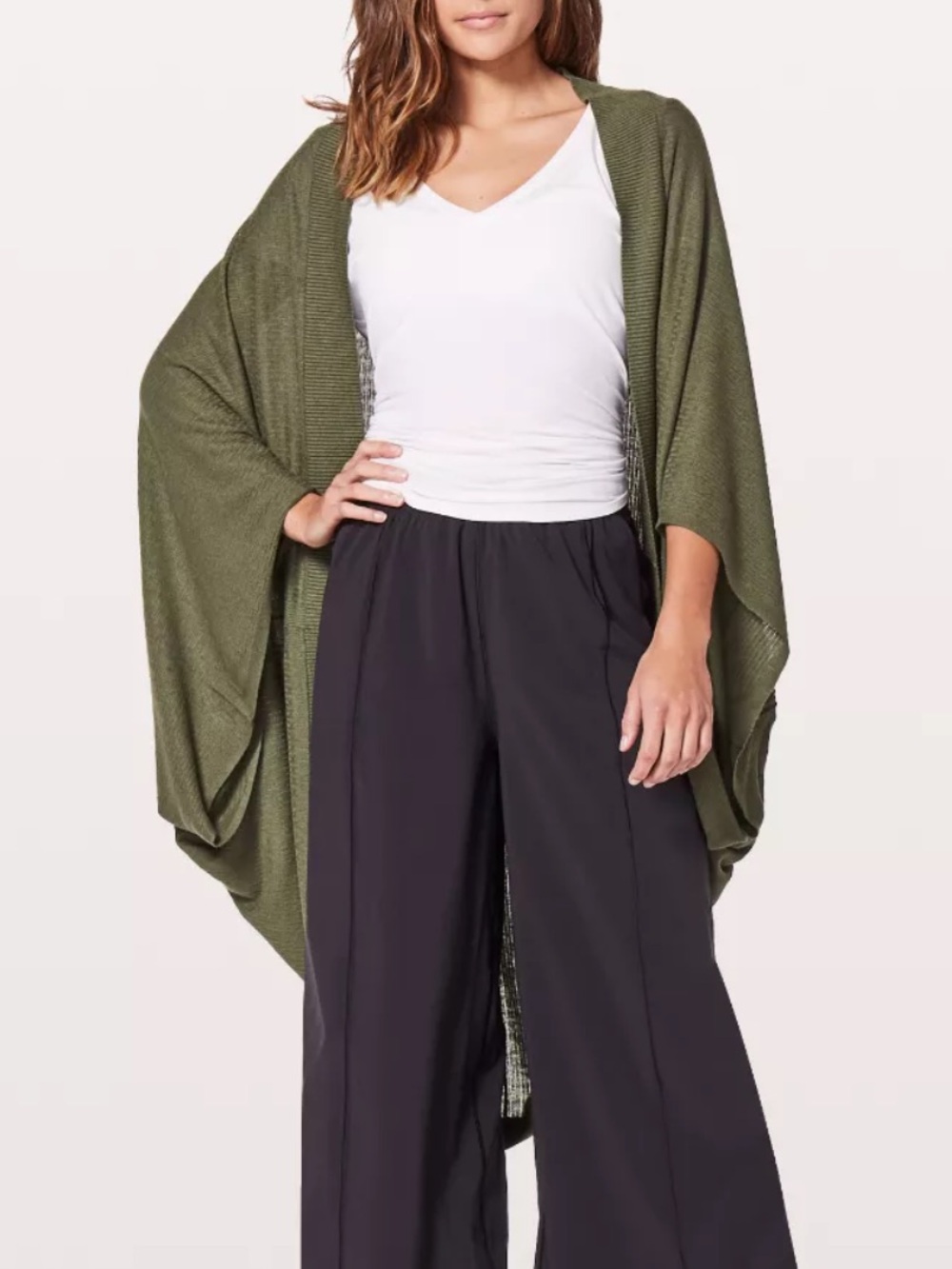 Lululemon Stillness Wrap Heathered Sage